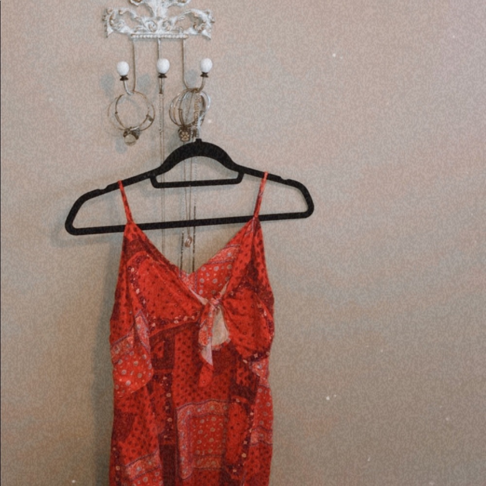 Target Boho red dress